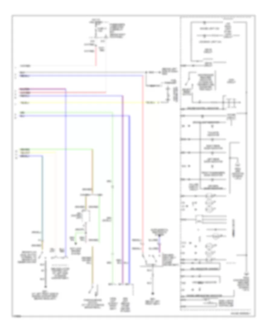 Instrument Cluster Wiring Diagram 2 of 2 for Honda Pilot EX 2003