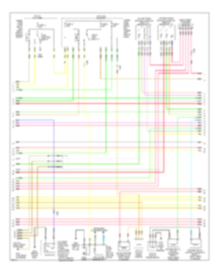 3.5L, Engine Performance Wiring Diagram (3 of 6) for Honda Pilot Touring 2012