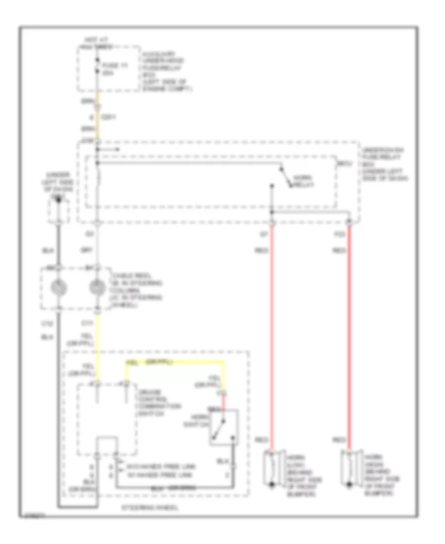 Horn Wiring Diagram for Honda Pilot Touring 2012