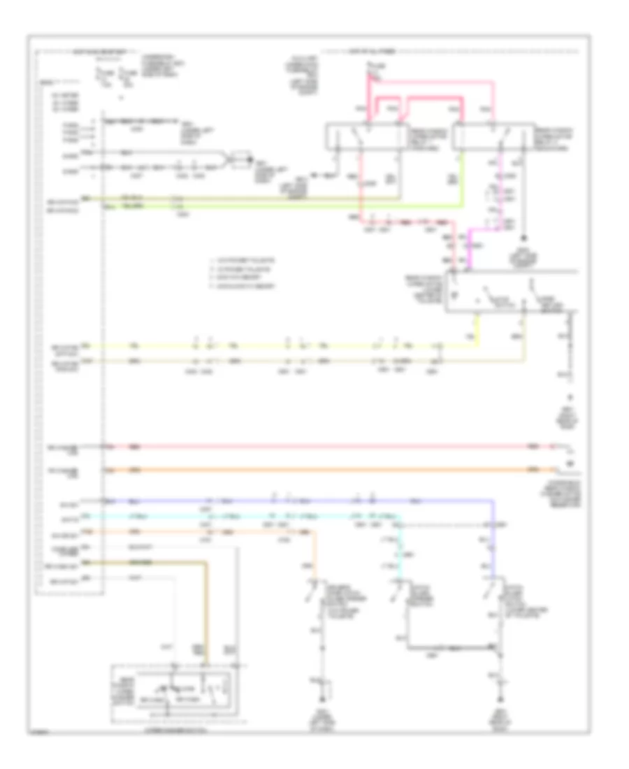 Rear Wiper Washer Wiring Diagram for Honda Pilot Touring 2012