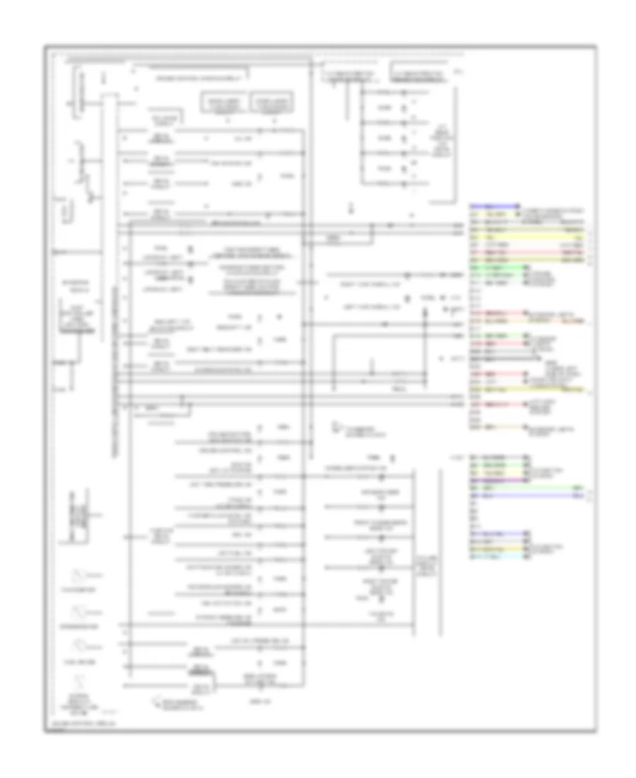 Instrument Cluster Wiring Diagram 1 of 3 for Honda Odyssey EX 2008