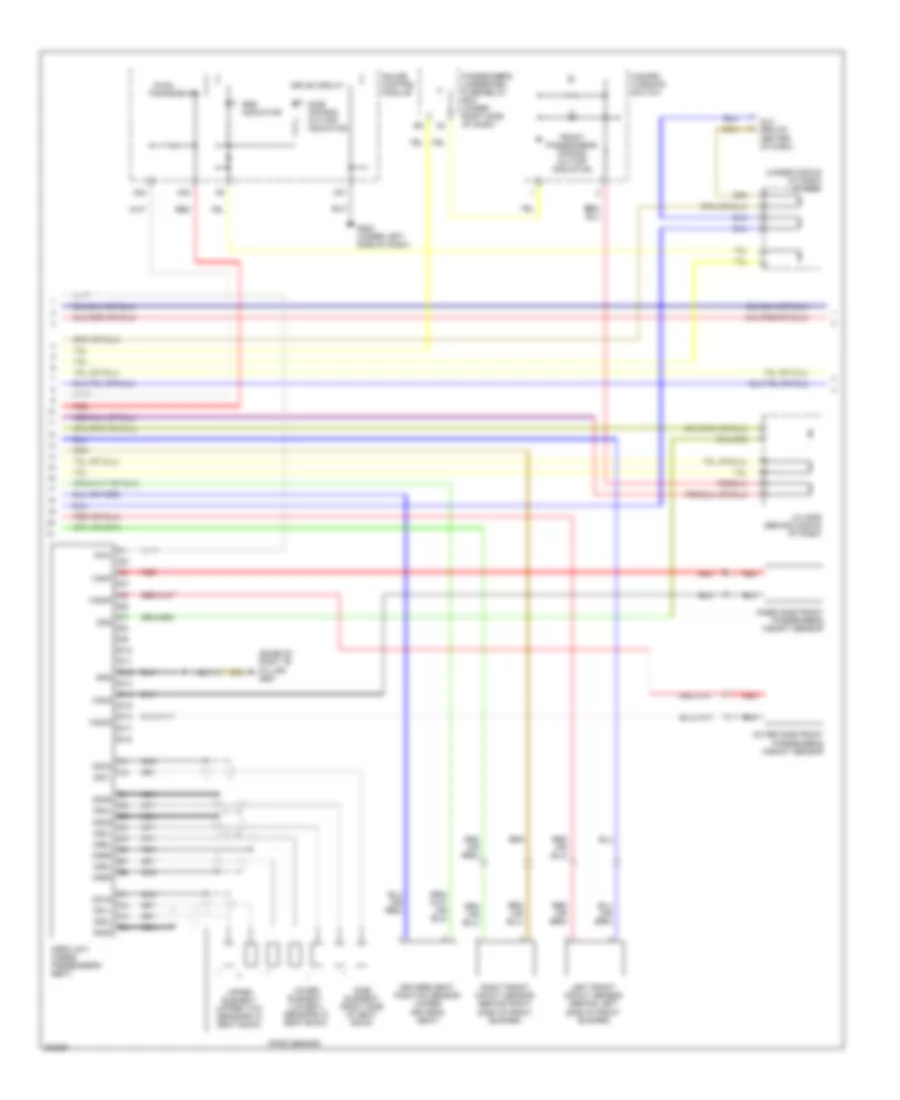 Supplemental Restraints Wiring Diagram (2 of 2) for Honda Odyssey EX 2008