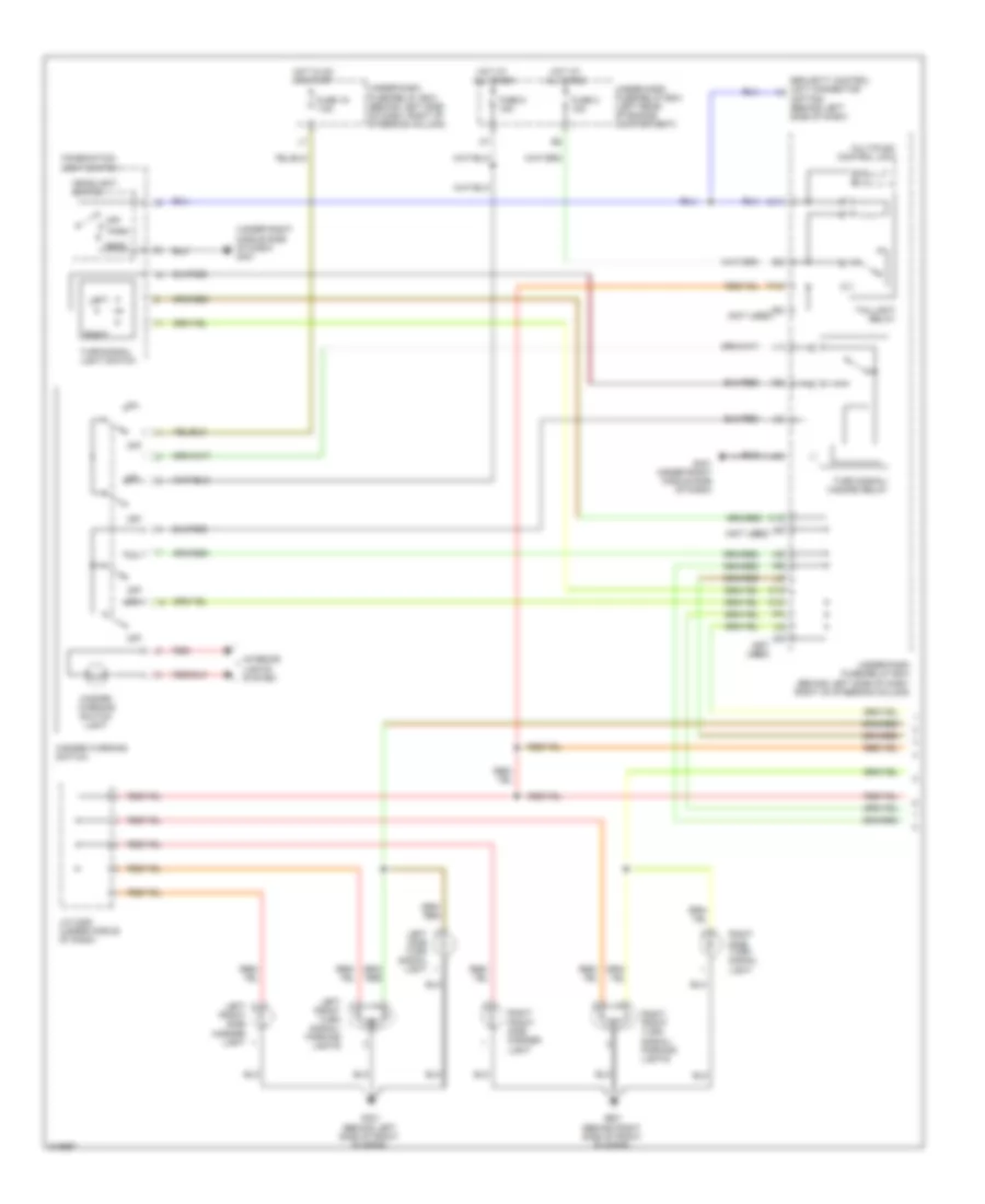 Exterior Lamps Wiring Diagram (1 of 2) for Honda Element LX 2009