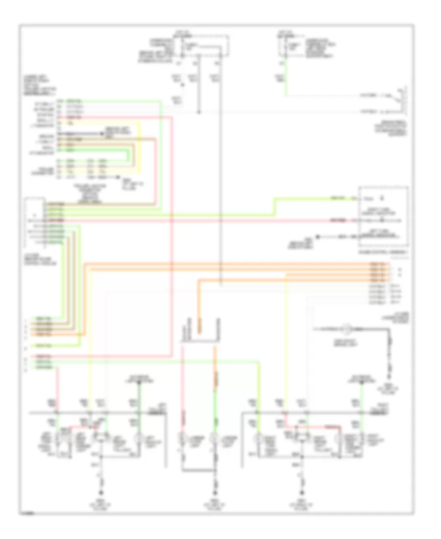 Exterior Lamps Wiring Diagram (2 of 2) for Honda Element LX 2009