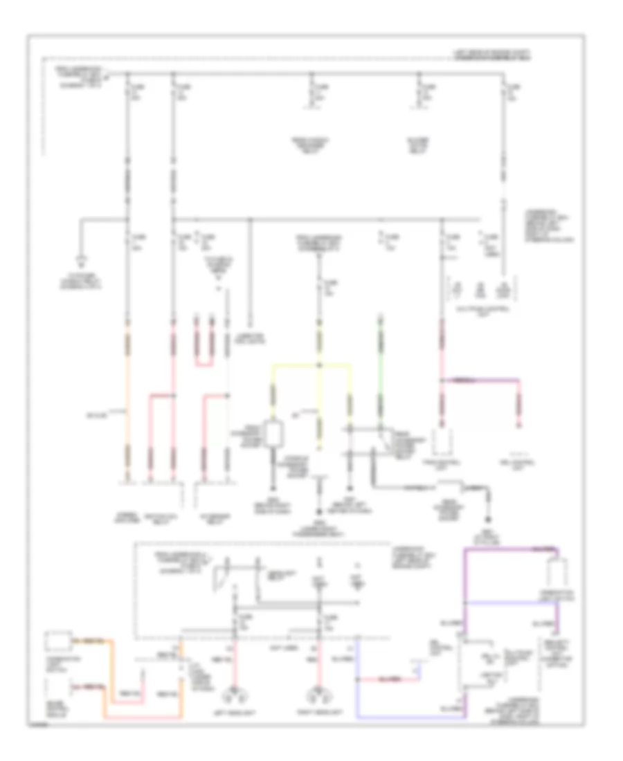 Power Distribution Wiring Diagram 2 of 4 for Honda Element LX 2009
