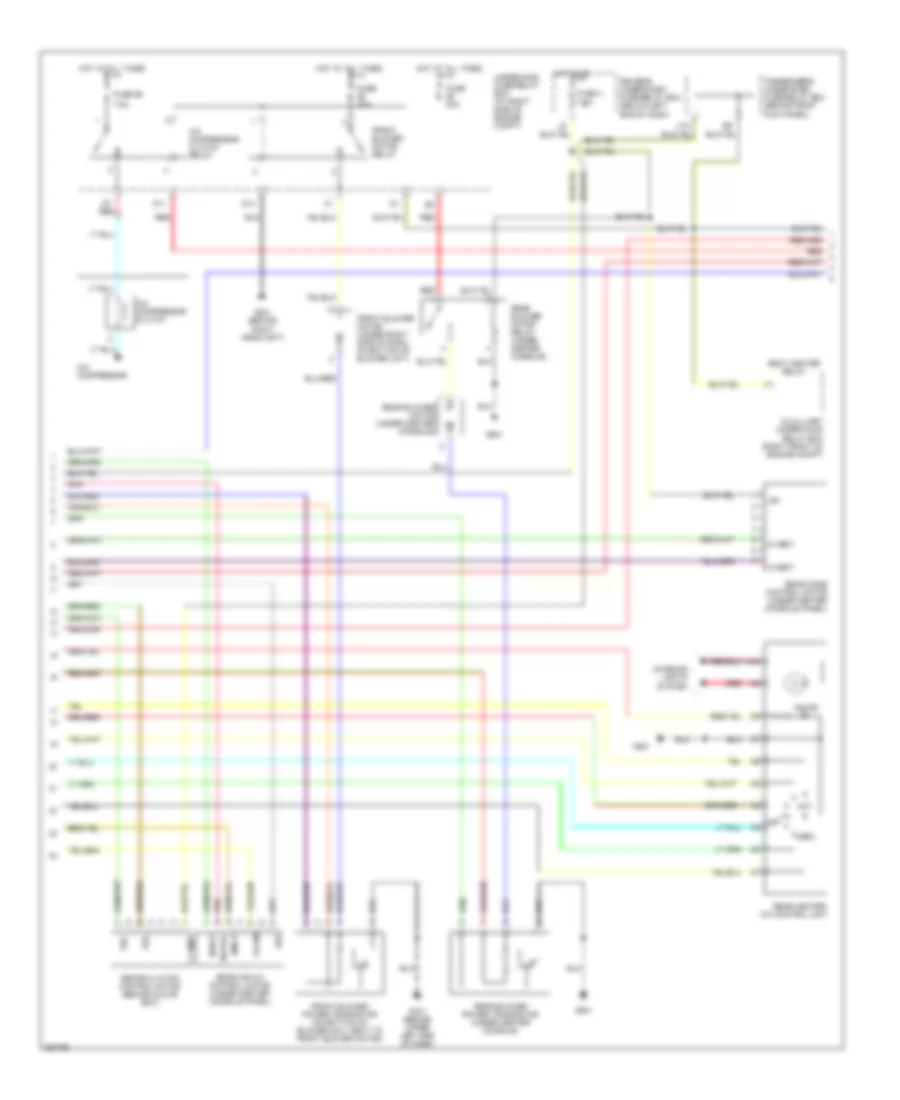 Automatic A C Wiring Diagram 2 of 3 for Honda Pilot LX 2007