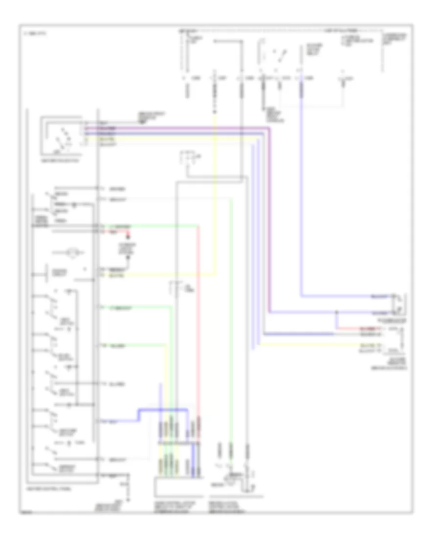 Heater Wiring Diagram for Honda Prelude SE 1995