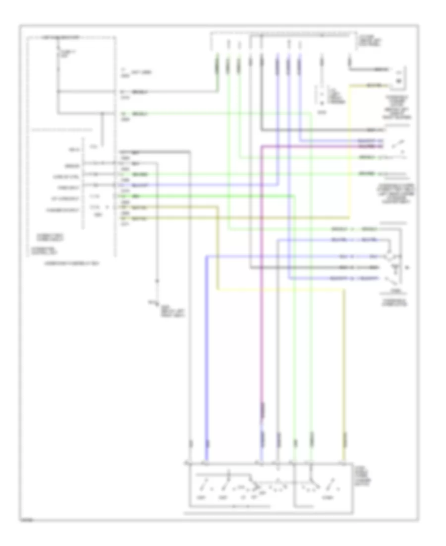 Электросхема стеклоочистителя, дворников и омывателя для Honda Prelude SE 1995