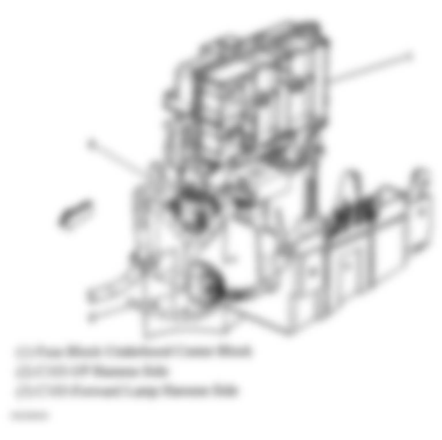 Hummer H2 2005 - Component Locations -  Left Side Of Engine Compartment