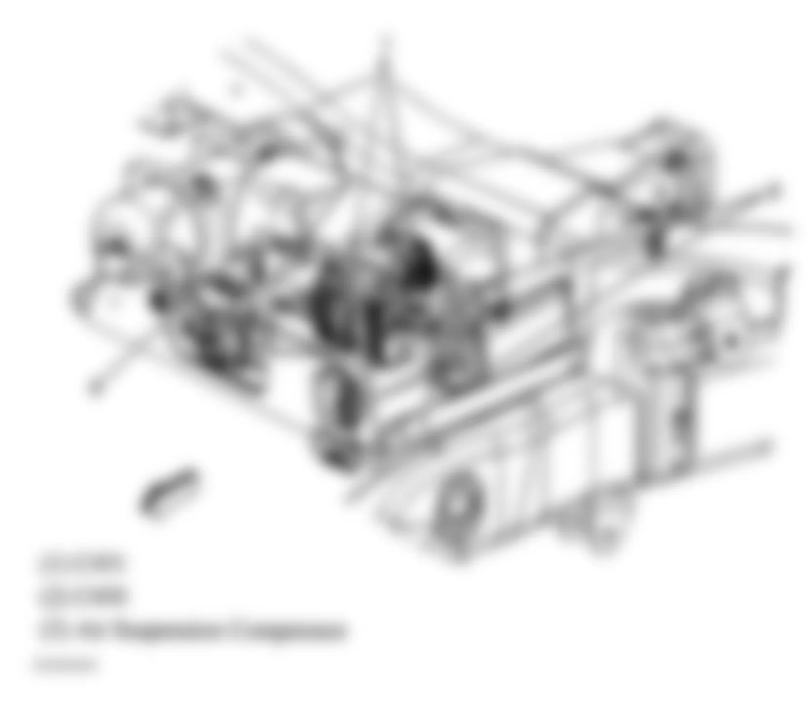 Hummer H2 2005 - Component Locations -  Rear Underside Of Vehicle