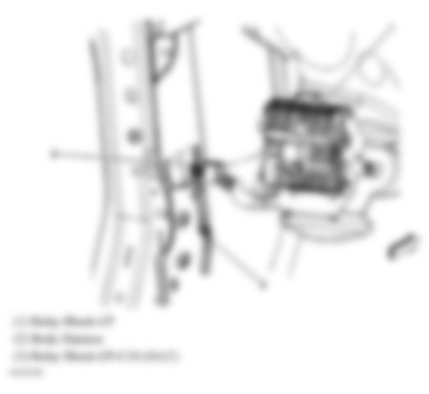 Hummer H2 2007 - Component Locations -  Left End Of Dash