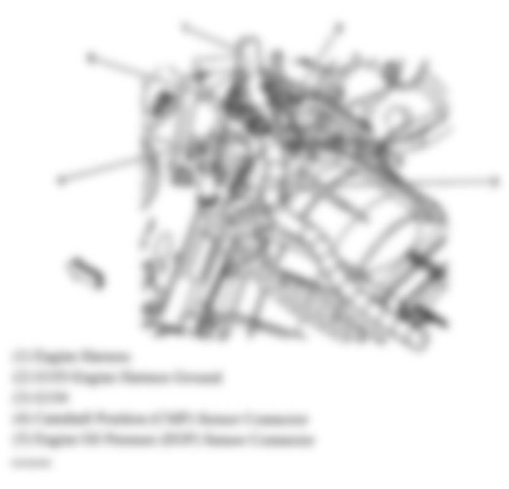 Hummer H2 2007 - Component Locations -  Left Rear Of Engine