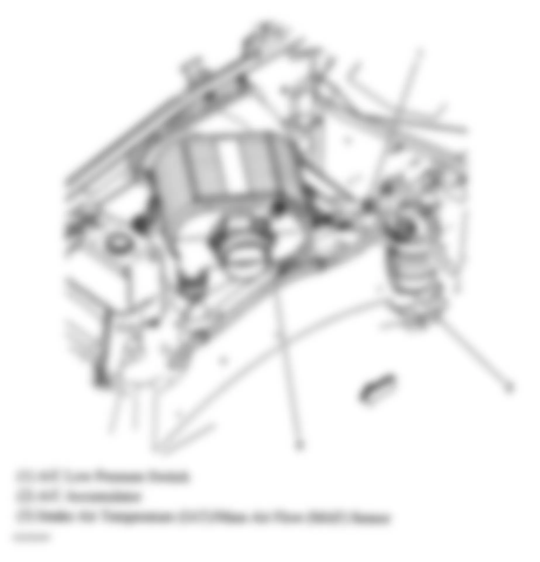Hummer H2 2007 - Component Locations -  Right Rear Of Engine Compartment
