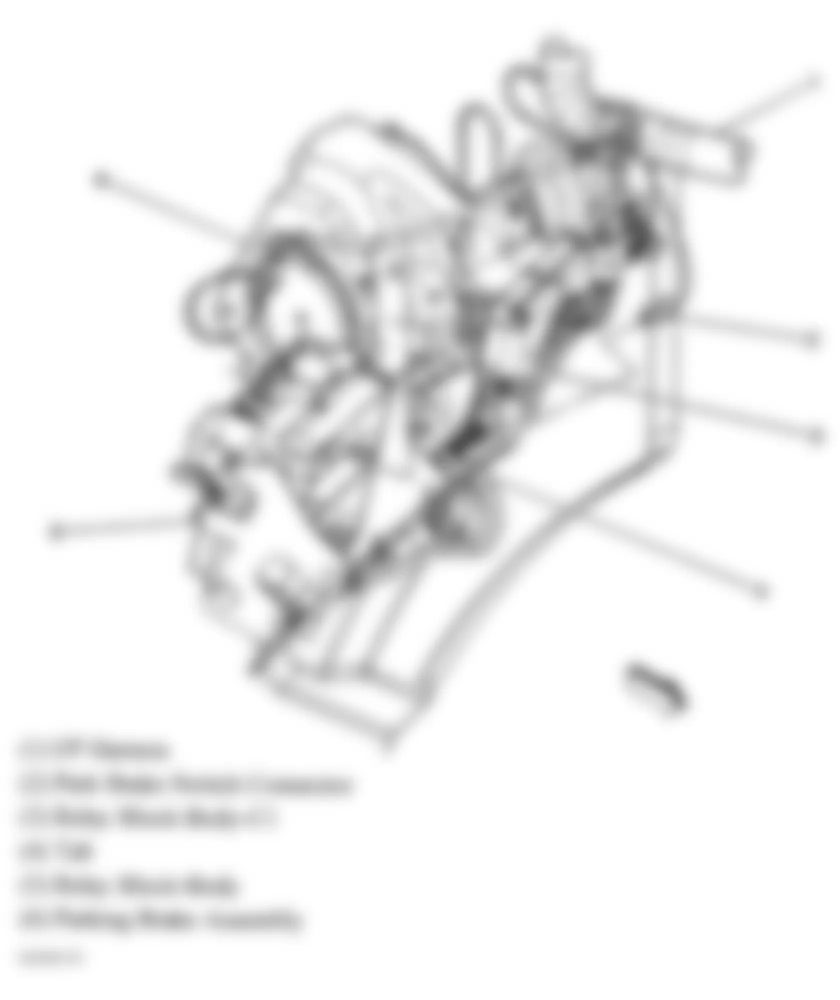 Hummer H2 2007 - Component Locations -  Lower Left Side Of Dash