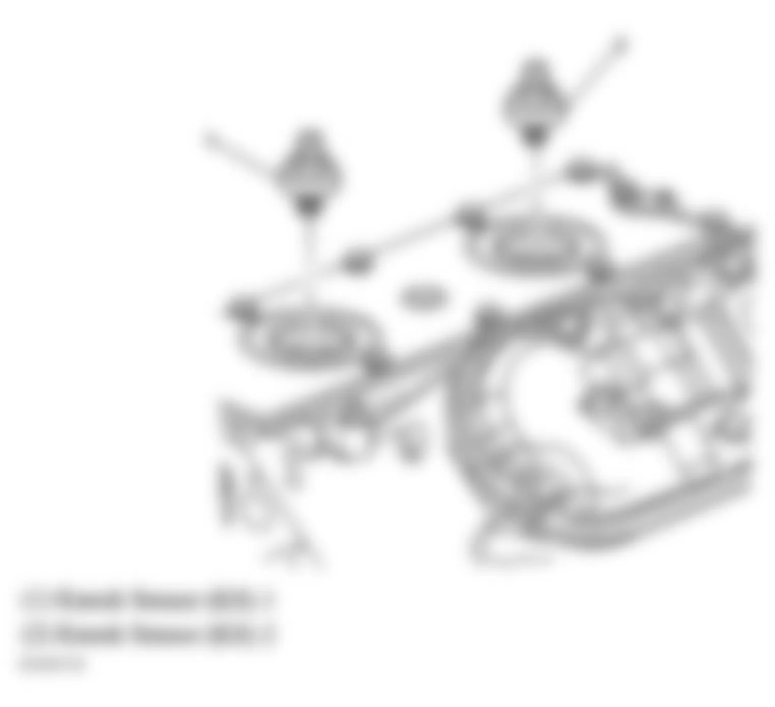 Hummer H2 2007 - Component Locations -  Top Of Engine