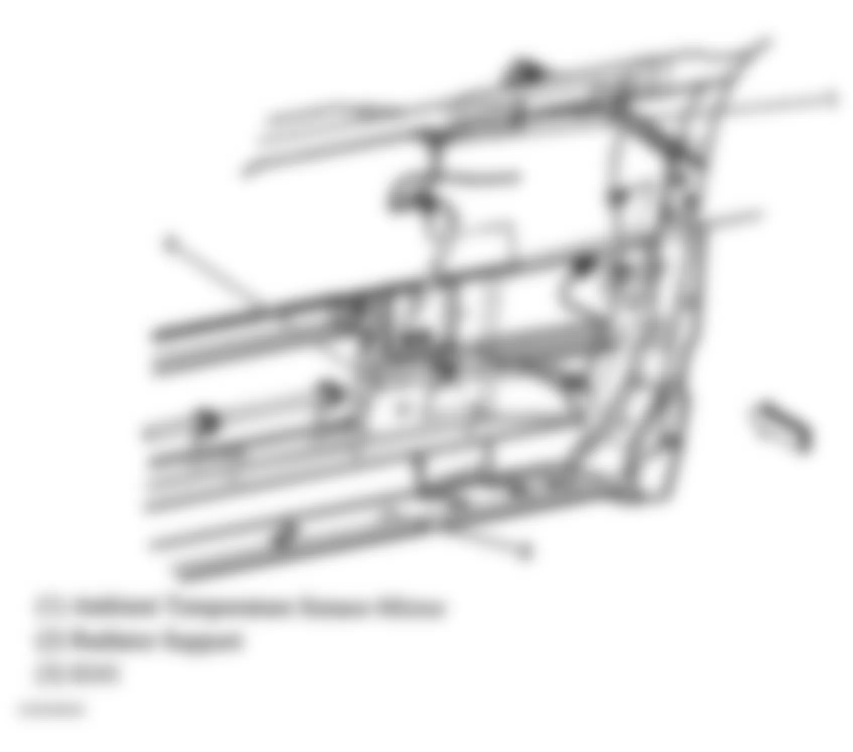 Hummer H2 2007 - Component Locations -  Right Front Of Engine Compartment