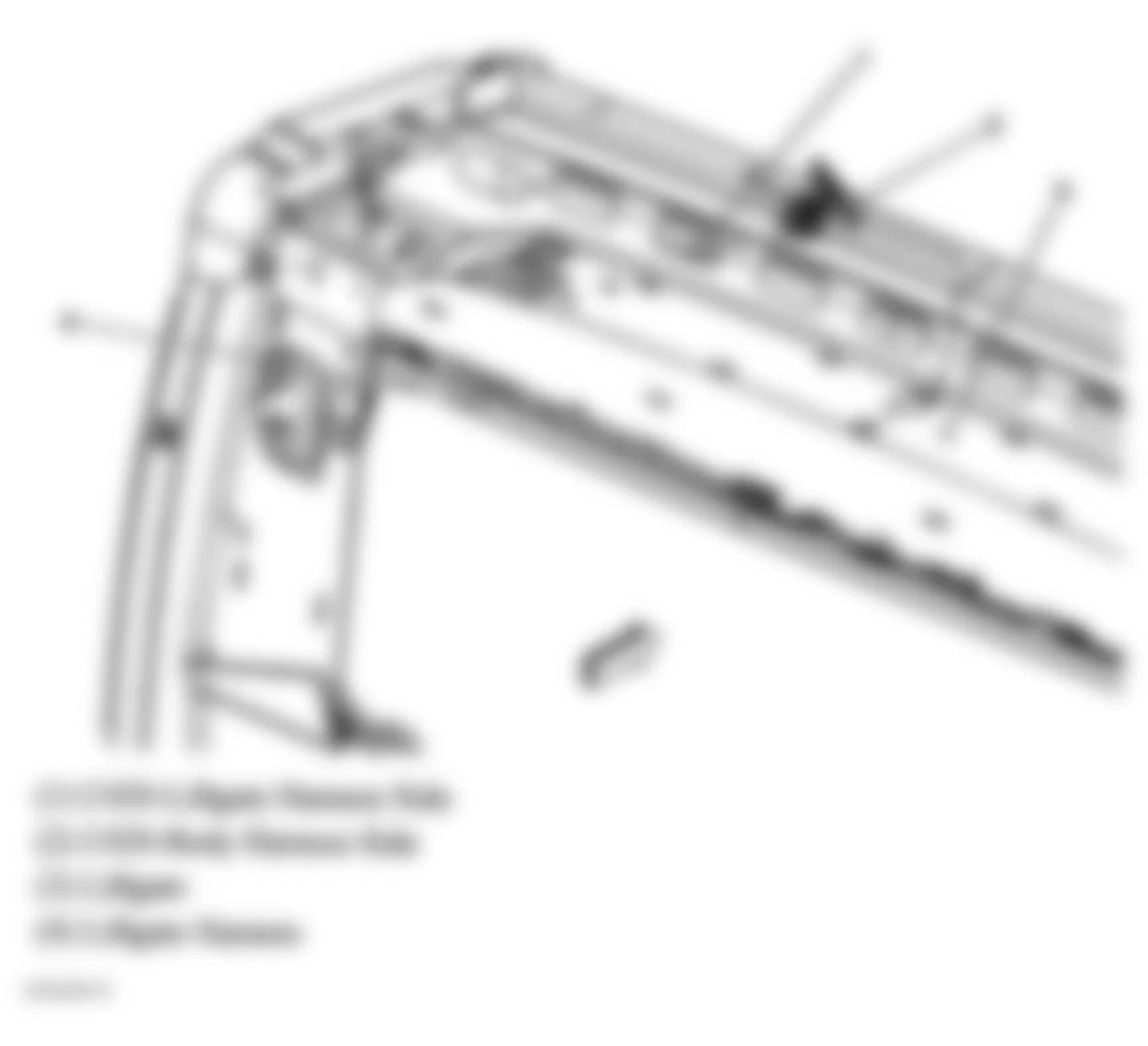Hummer H2 2007 - Component Locations -  Liftgate