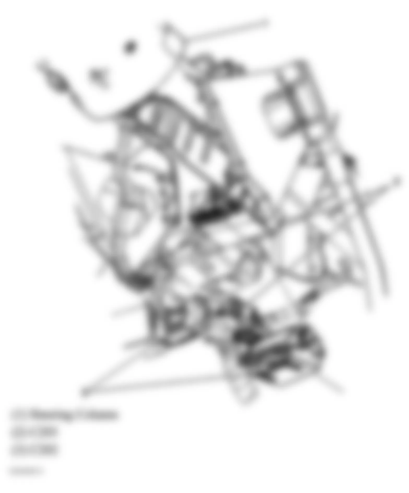 Hummer H2 2007 - Component Locations -  Lower Underside Of Steering Column