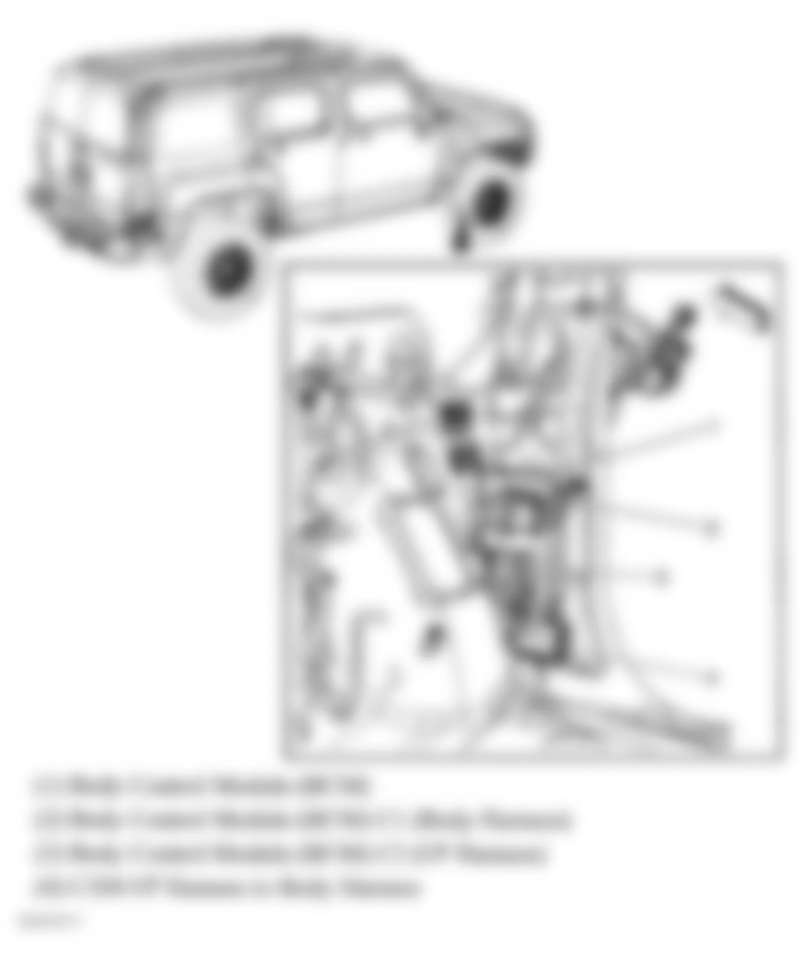Hummer H3 2007 - Component Locations -  Right Front Kick Panel