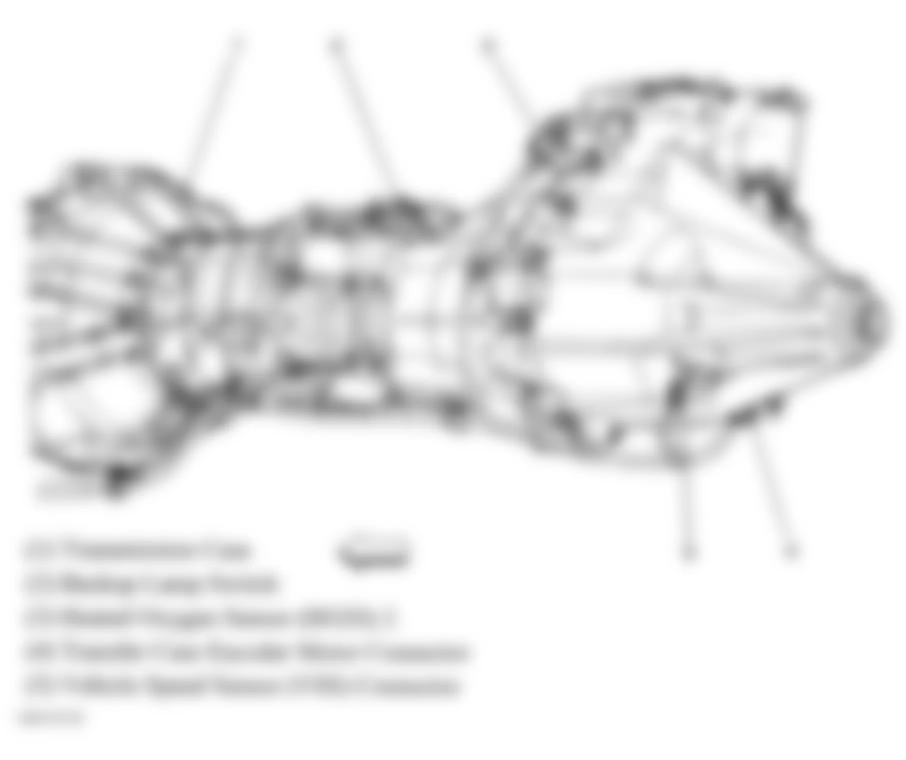 Hummer H3 2007 - Component Locations -  Transmission Assembly