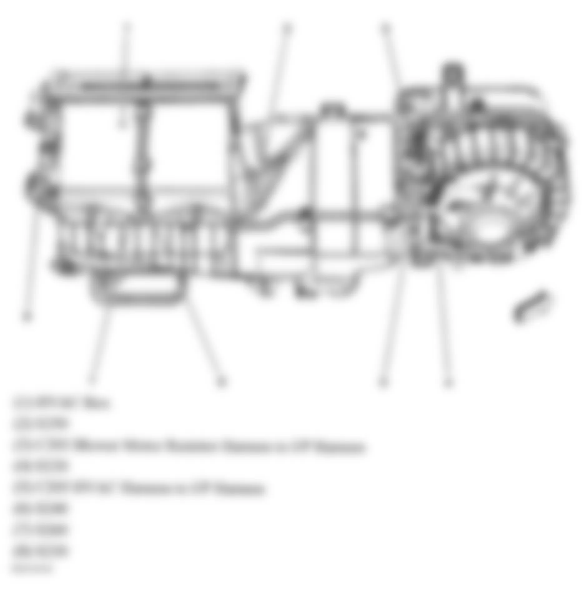 Hummer H3 2007 - Component Locations -  HVAC Module Harness