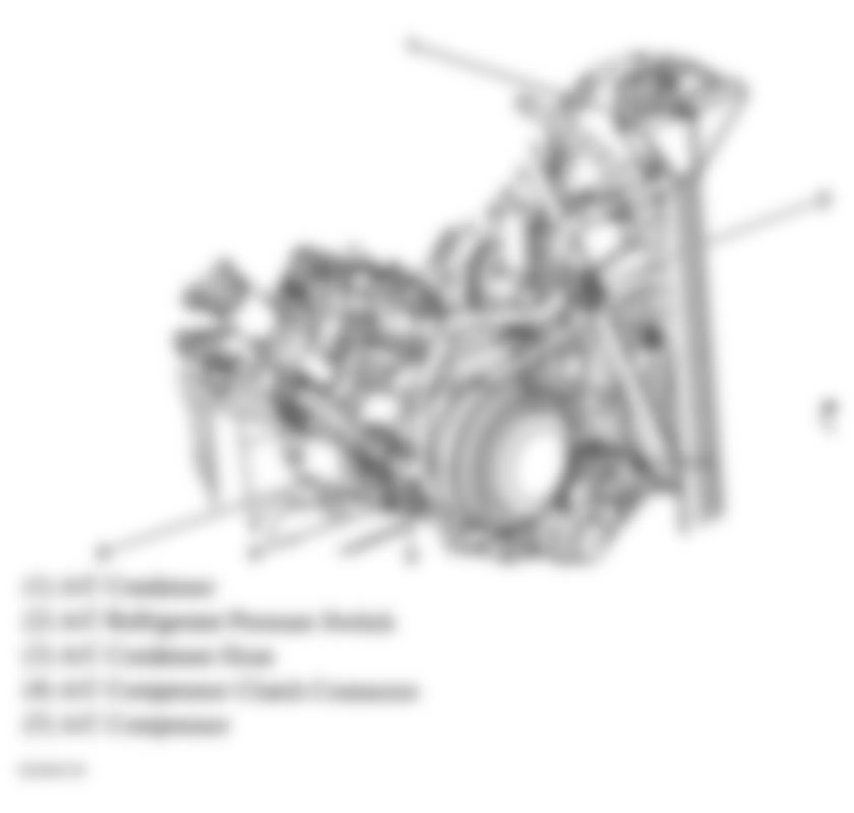 Hummer H2 2008 - Component Locations -  Lower Right Side Of Engine