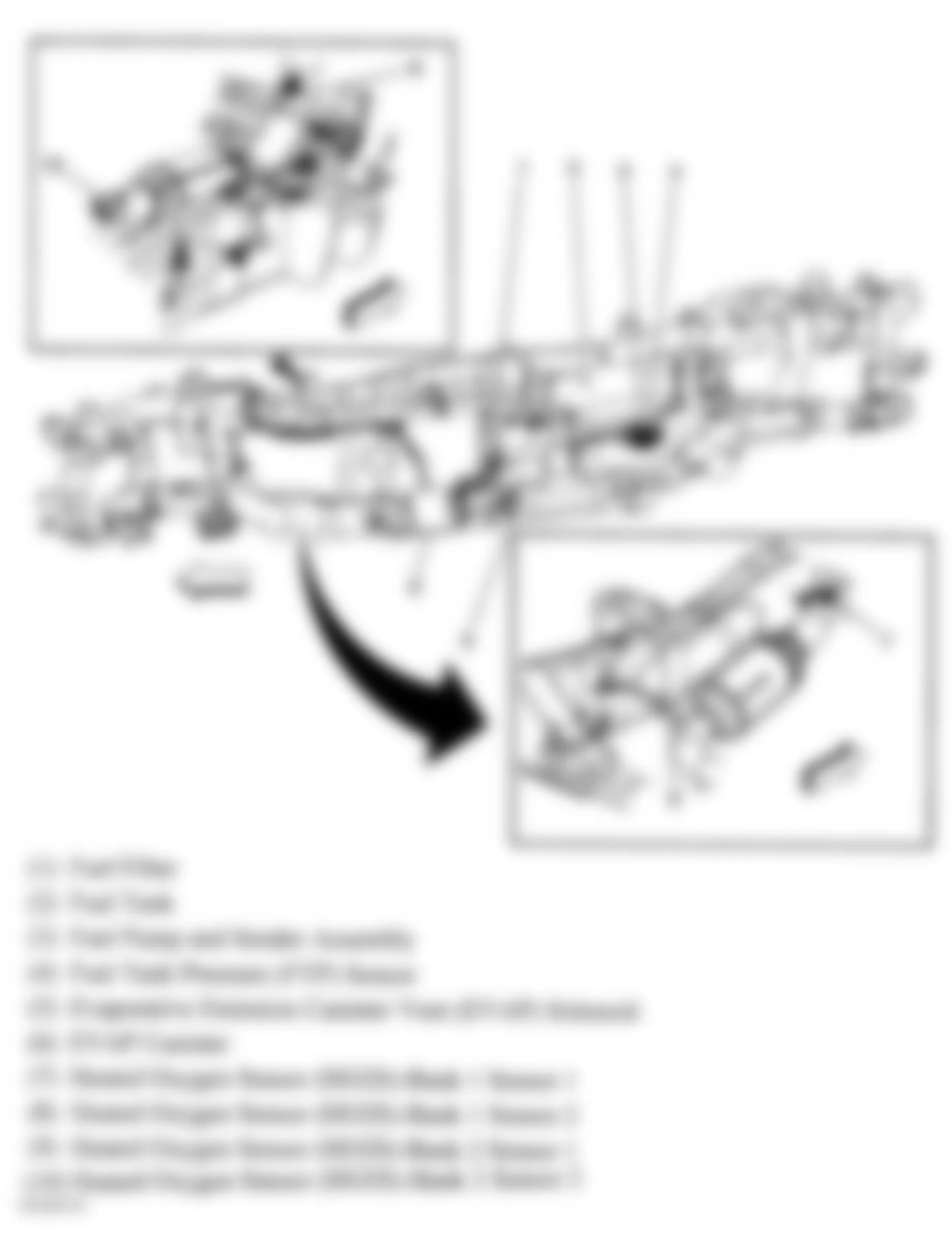 Hummer H2 2008 - Component Locations -  Frame