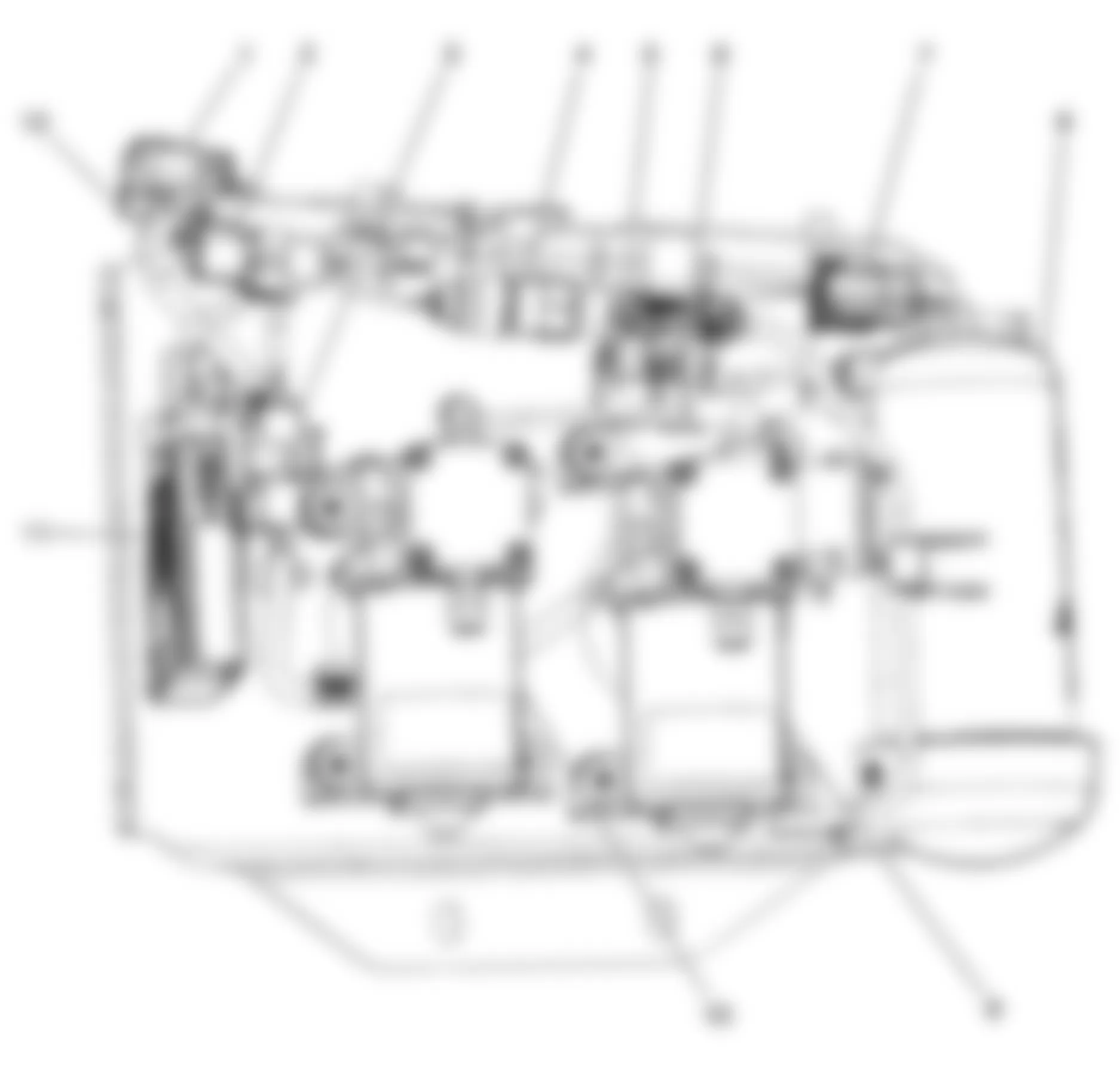 Hummer H2 2008 - Component Locations -  Air Suspension Unit