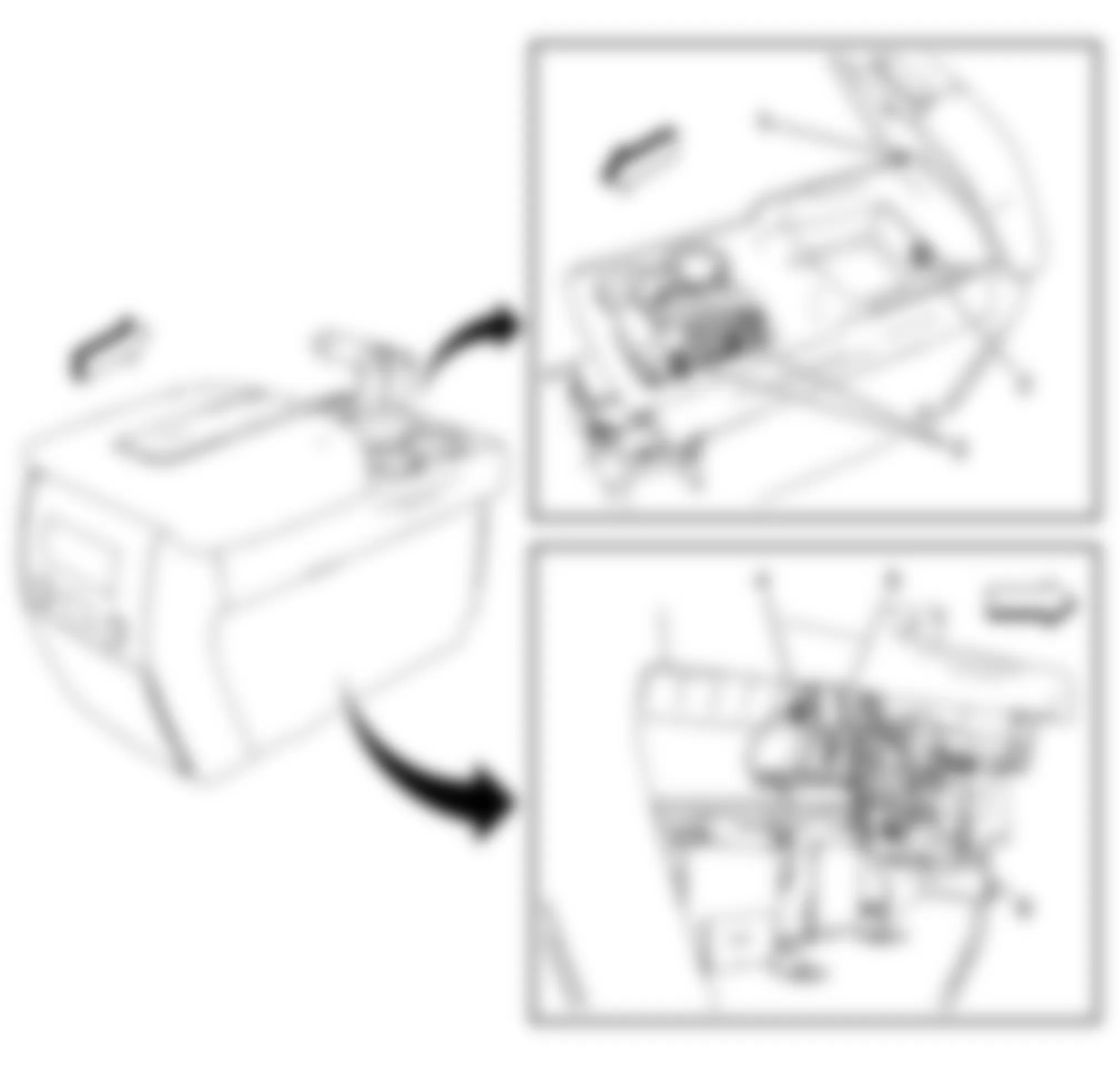 Hummer H2 2008 - Component Locations -  Floor Console Components