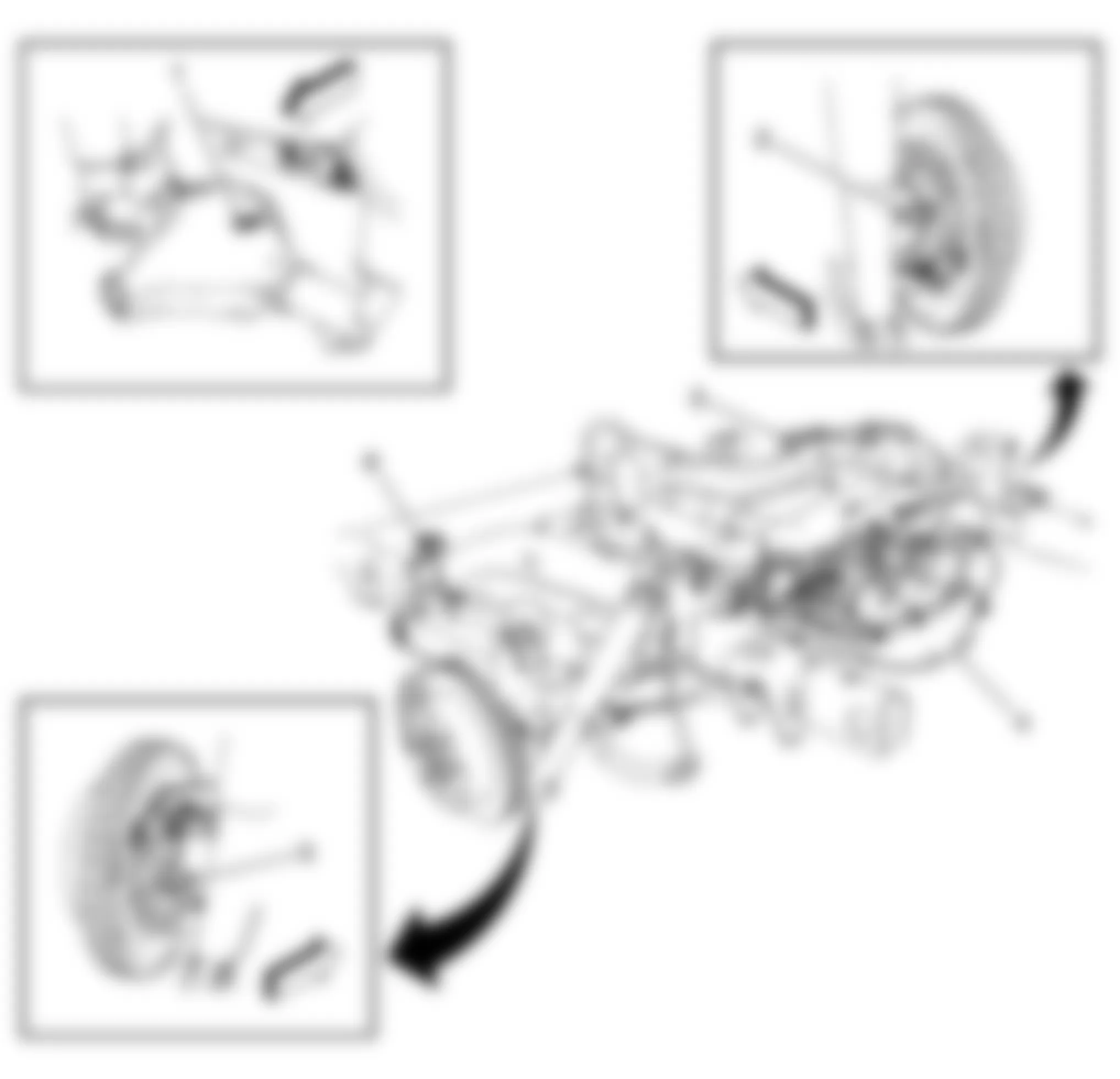 Hummer H2 2008 - Component Locations -  Rear Suspension