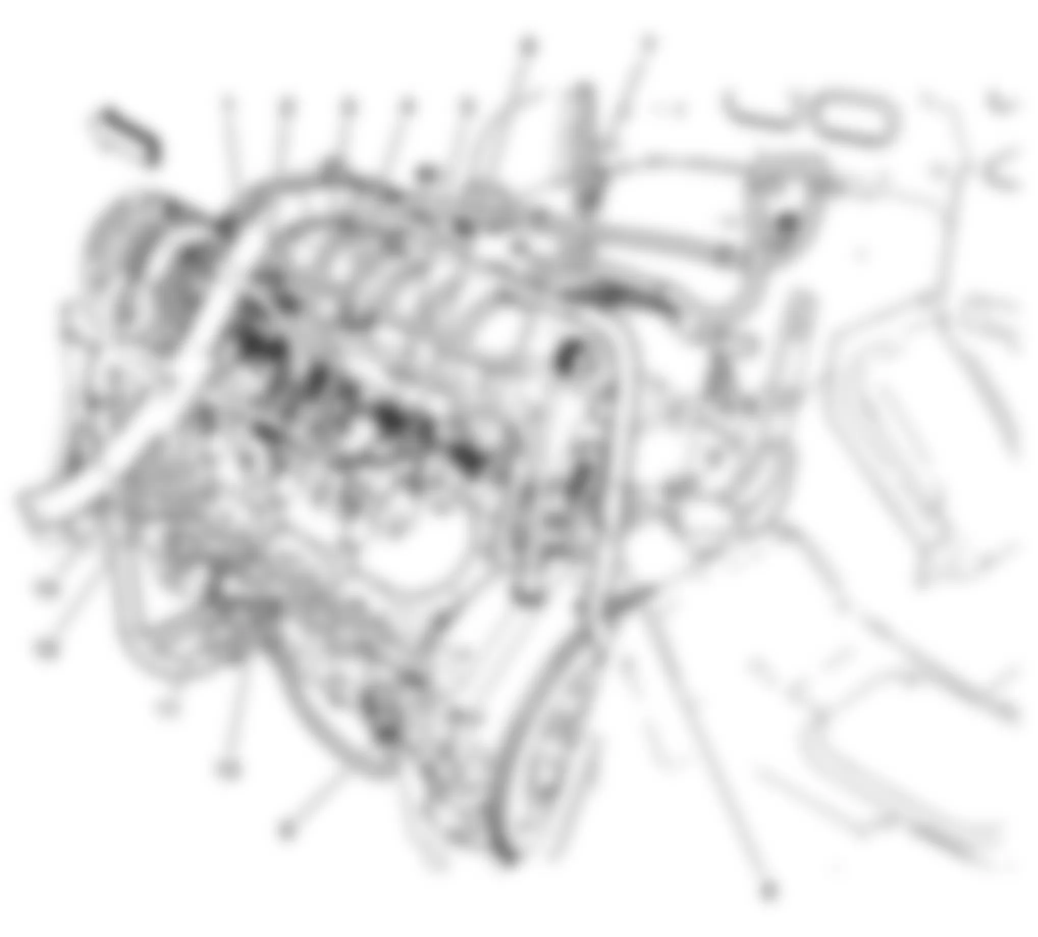 Hummer H2 2008 - Component Locations -  Engine - Right Rear