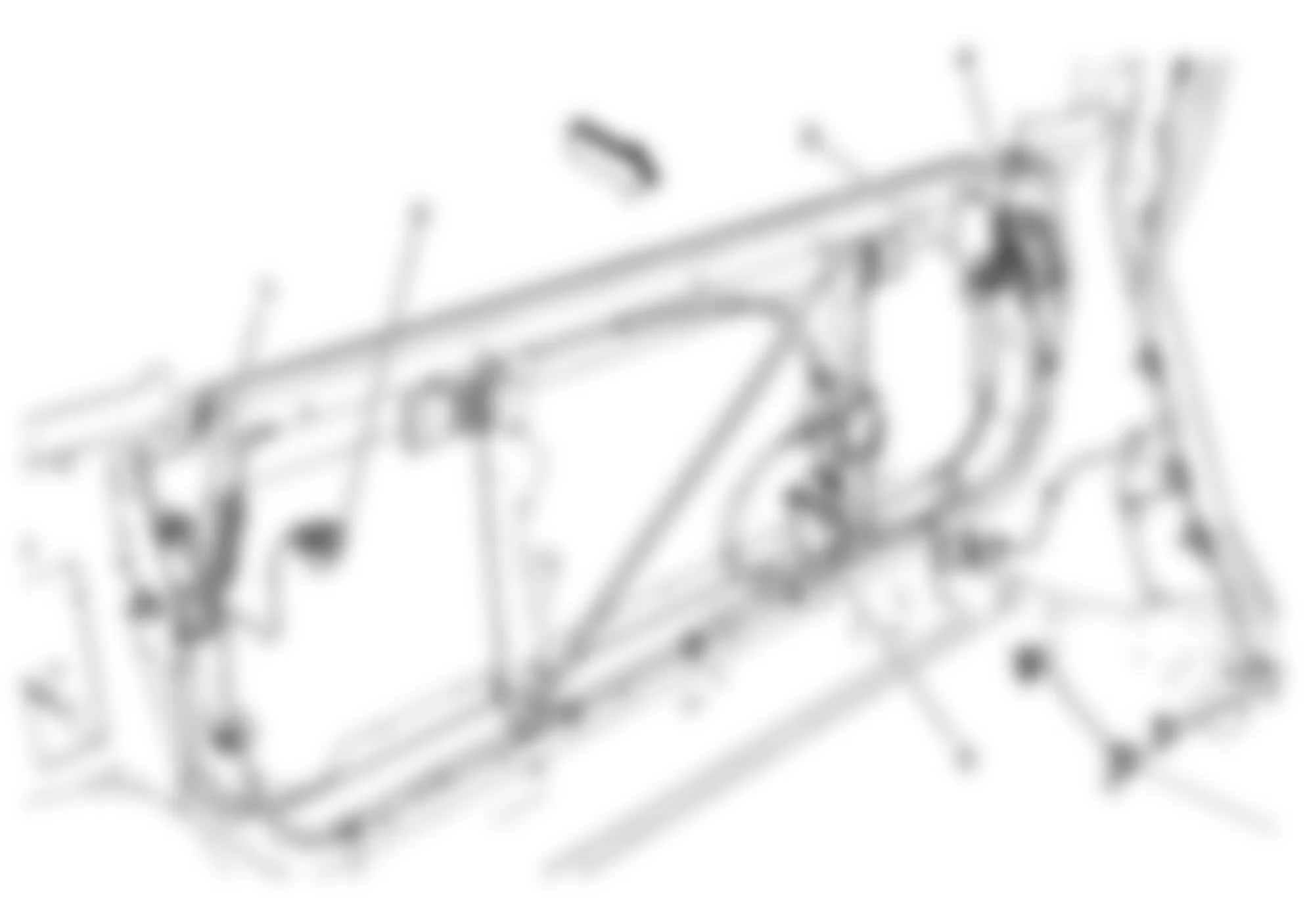 Hummer H2 2008 - Component Locations -  Midgate Components
