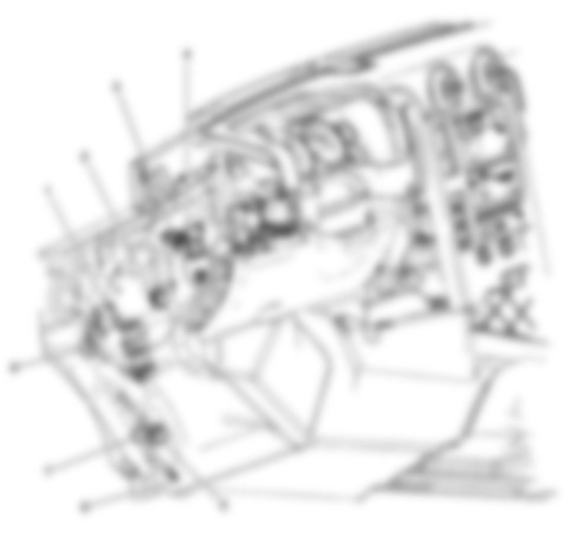 Hummer H2 2008 - Component Locations -  Instrument Panel Harness - Left Passenger Compartment