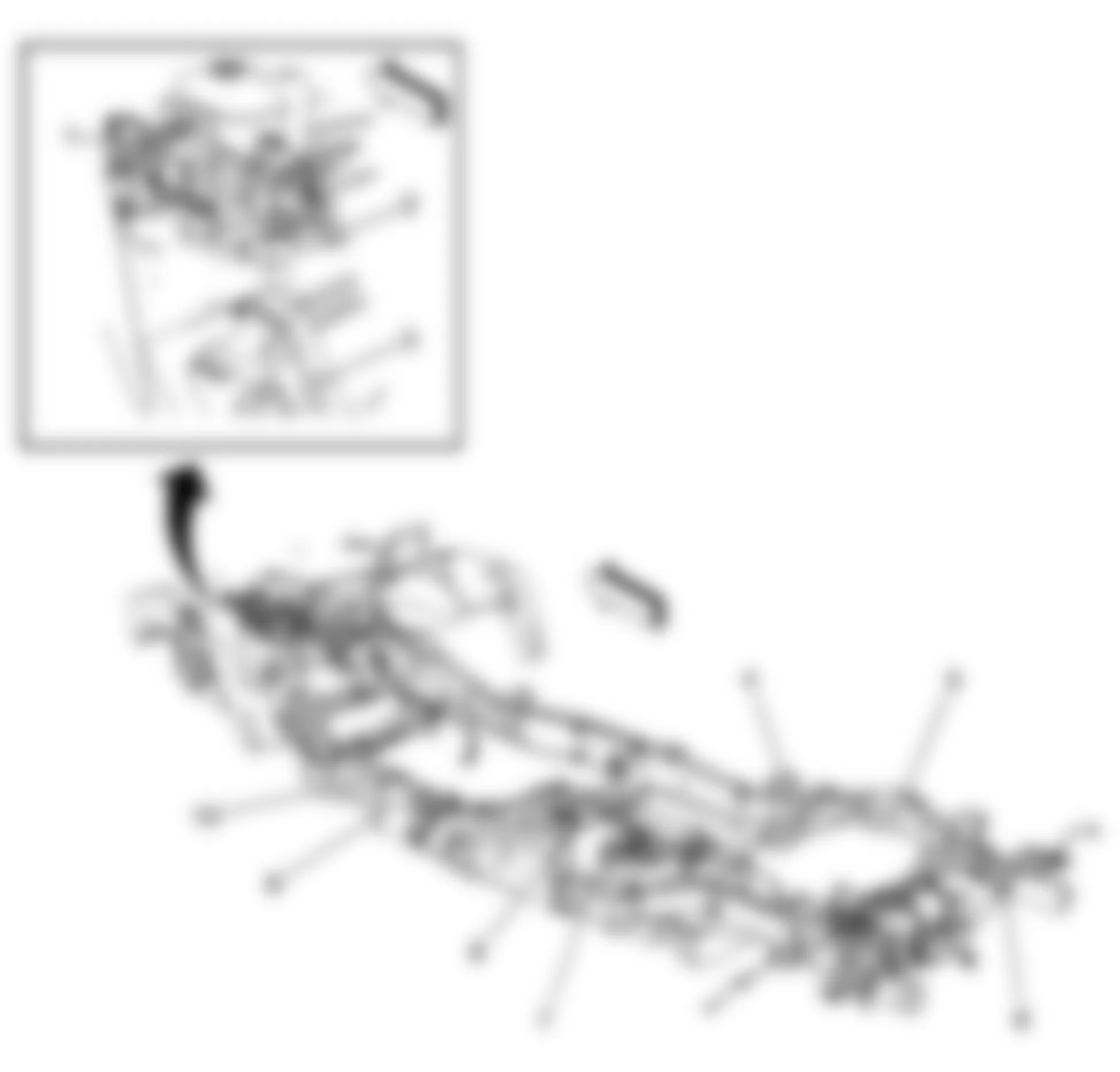 Hummer H2 2008 - Component Locations -  Chassis Harness - Splices