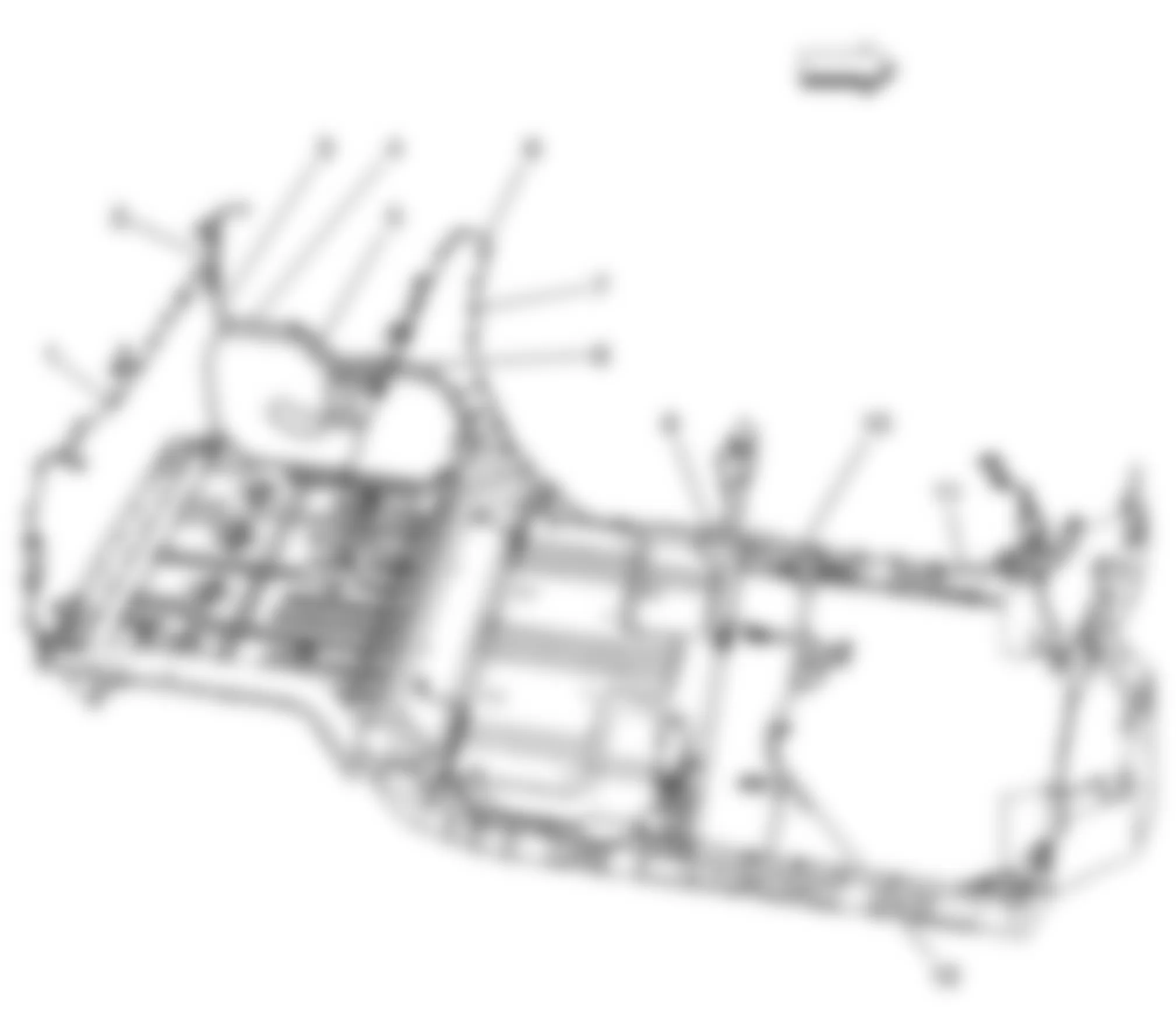 Hummer H2 2008 - Component Locations -  Body Harness Splices