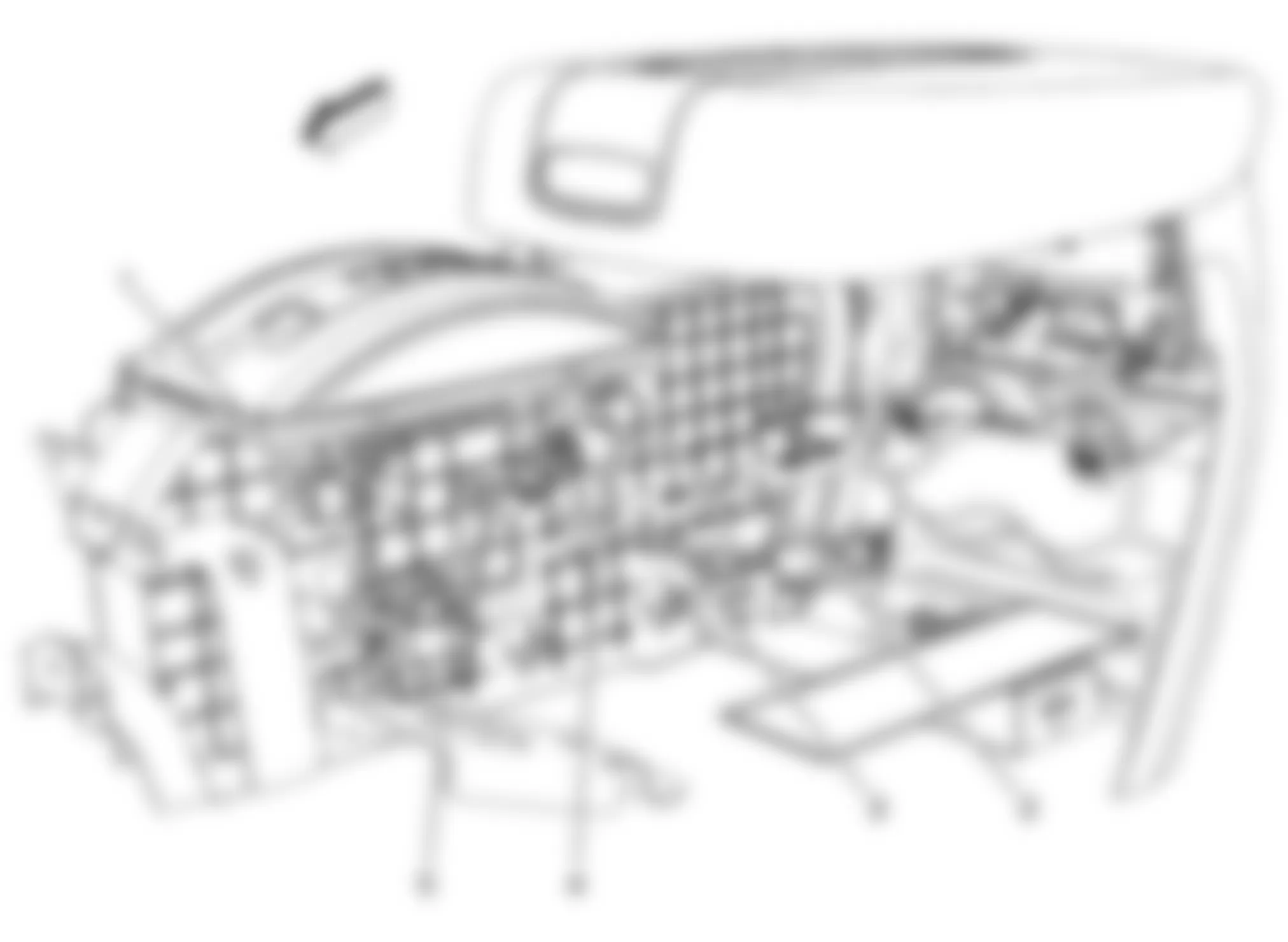 Hummer H2 2008 - Component Locations -  Floor Console