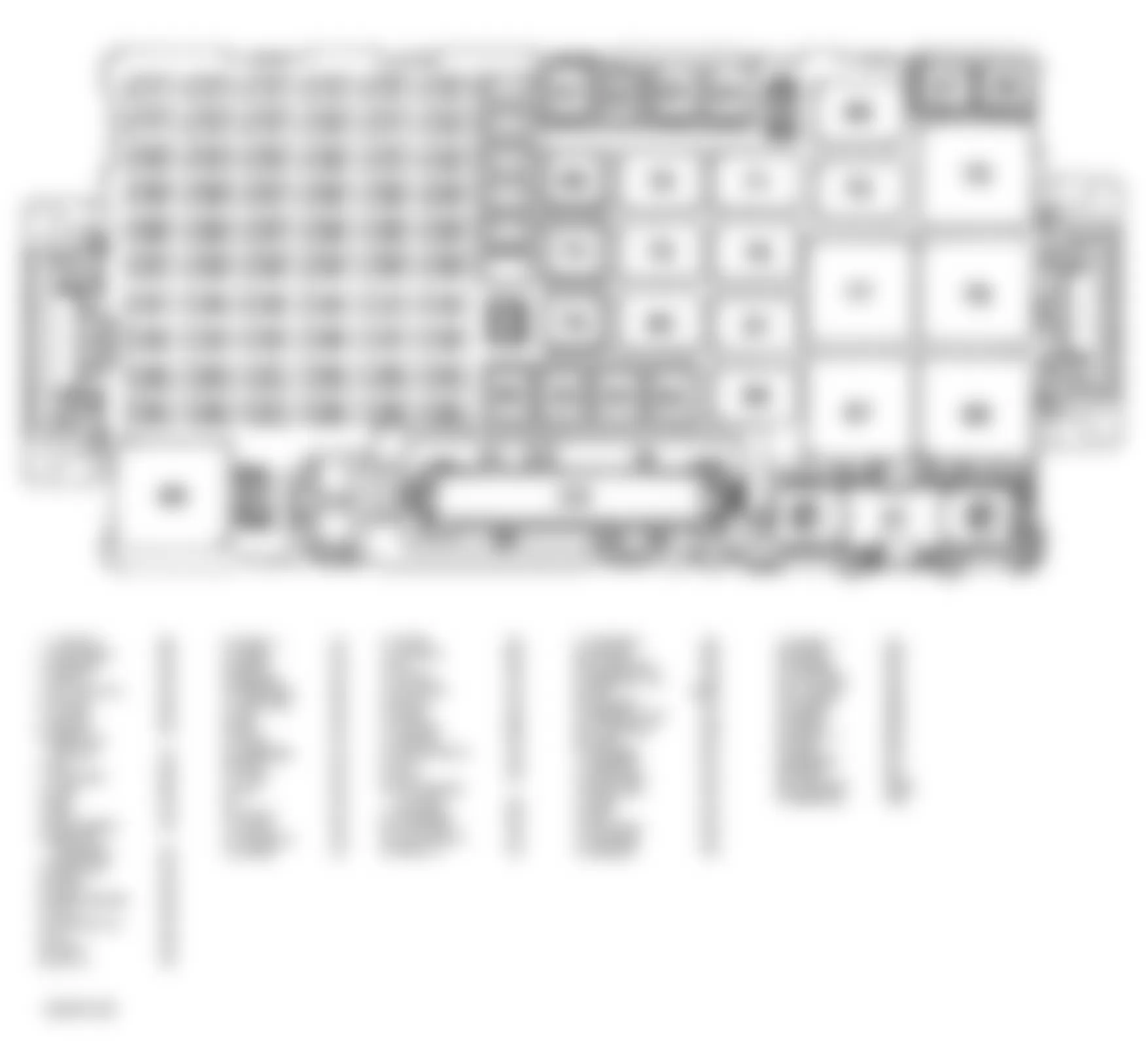 Hummer H3 Alpha 2008 - Component Locations -  Underhood Fuse Block