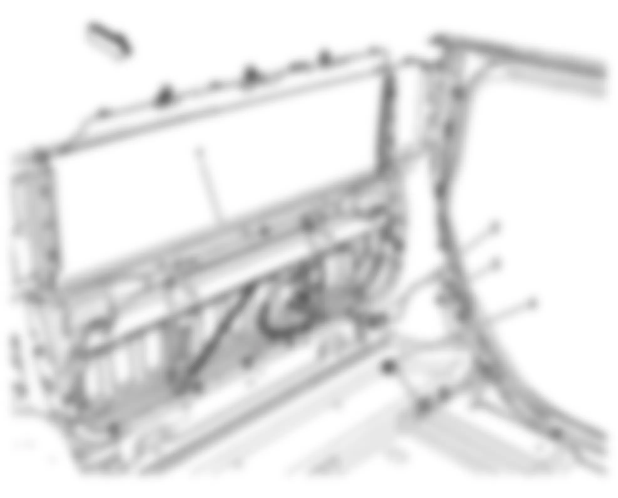 Hummer H2 2009 - Component Locations -  Left Rear Passenger Compartment (SUT)