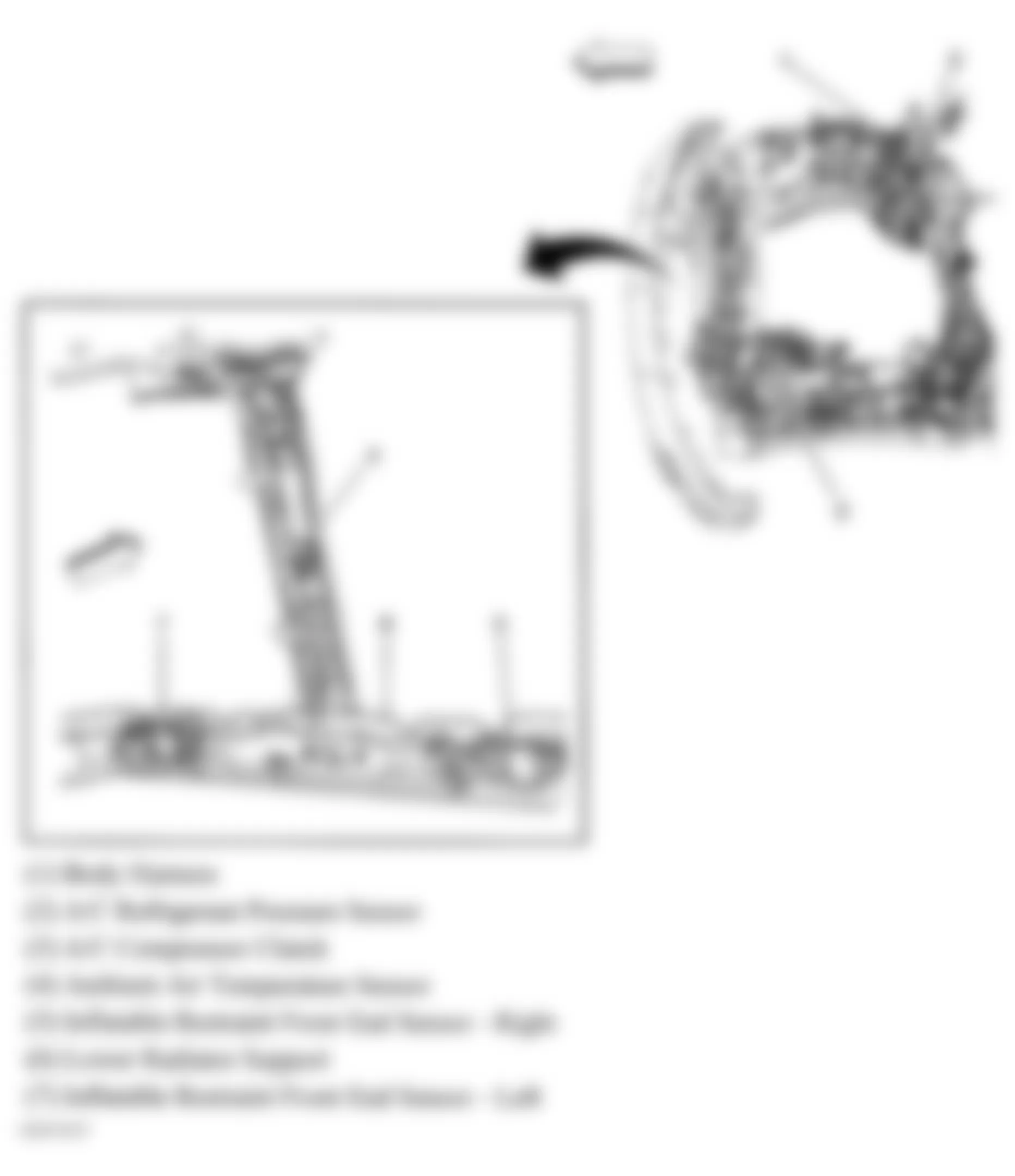 Hummer H3 Alpha 2009 - Component Locations -  Engine Compartment