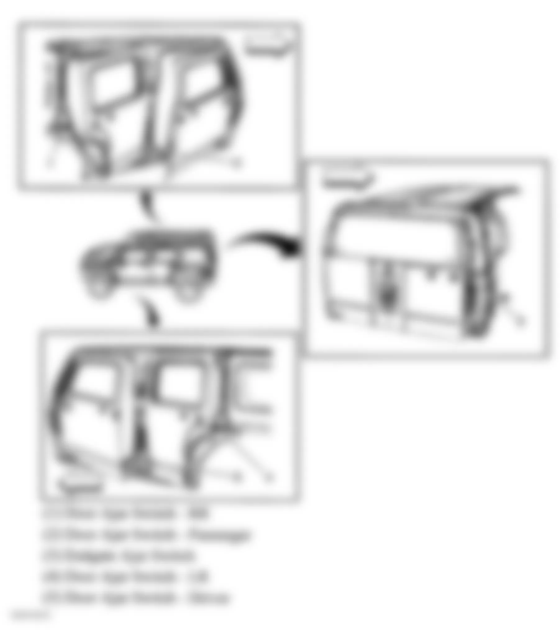 Hummer H3 Alpha 2009 - Component Locations -  Vehicle Overview
