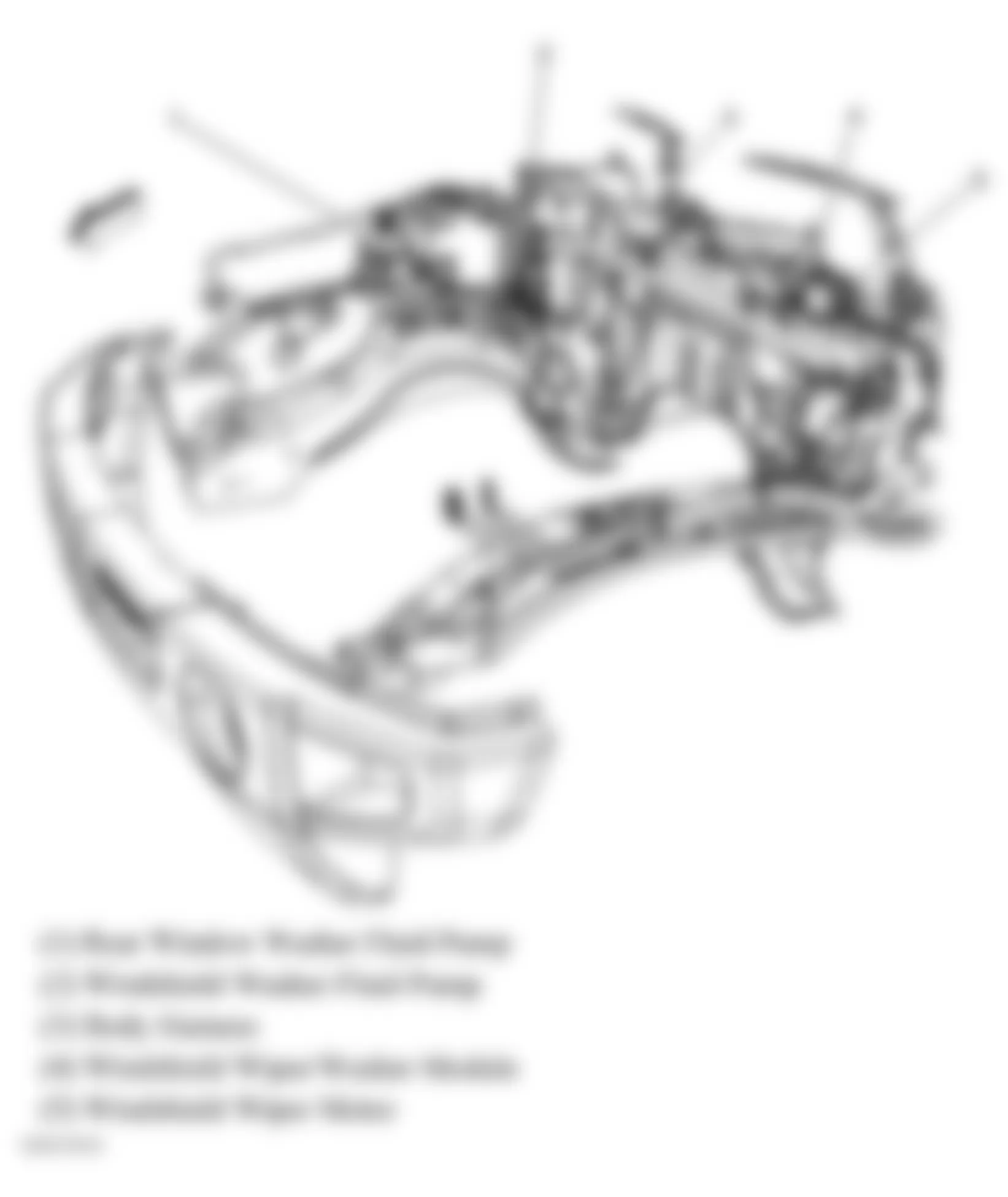 Hummer H3 Alpha 2009 - Component Locations -  Engine Compartment