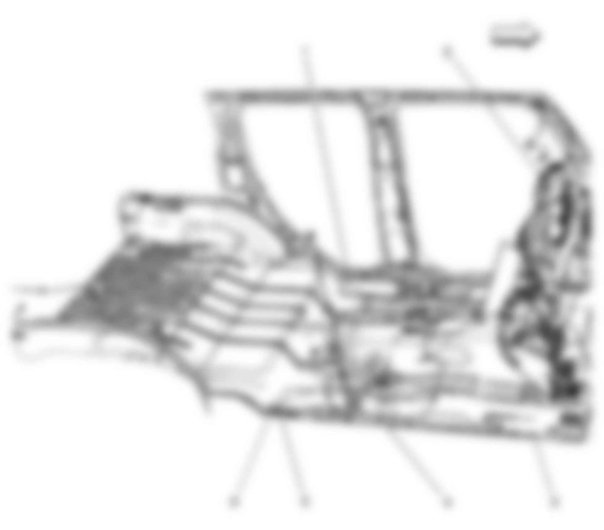 Hummer H3 Alpha 2009 - Component Locations -  Passenger Compartment Splices