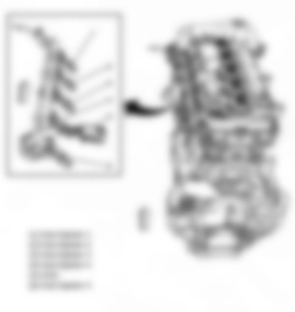 Hummer H3 Alpha 2009 - Component Locations -  Engine - Left Rear Side