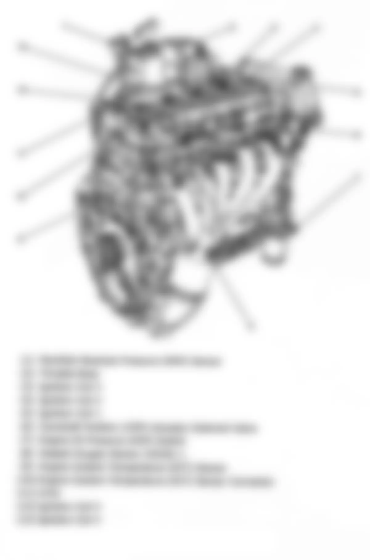 Hummer H3T 2009 - Component Locations -  Right Rear Of Engine