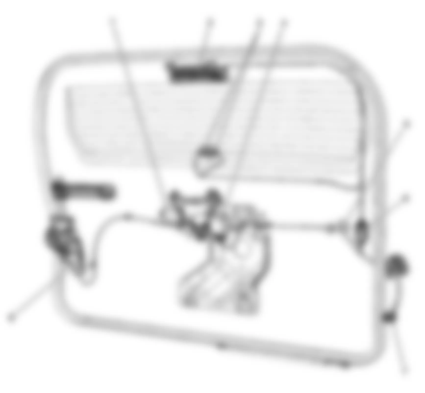 Hummer H3 2010 - Component Locations -  Endgate