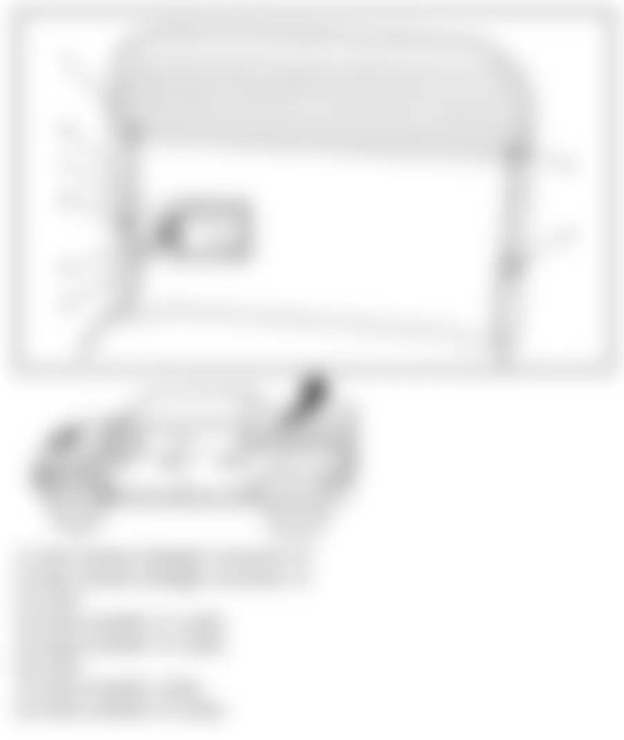 Hummer H3 2010 - Component Locations -  Rear Of Passenger Compartment (Truck)