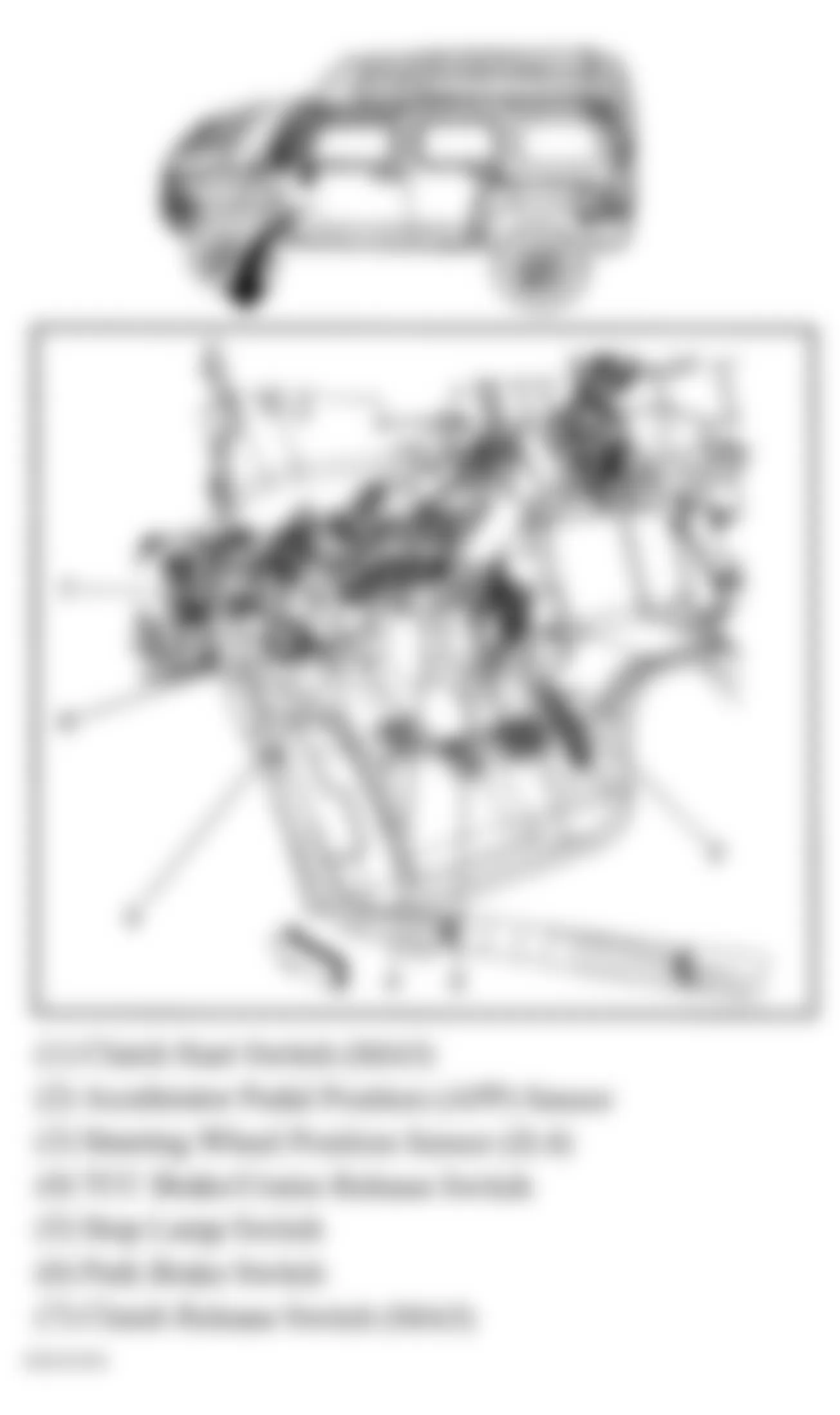 Hummer H3T 2010 - Component Locations -  Lower Left Side Of Dash