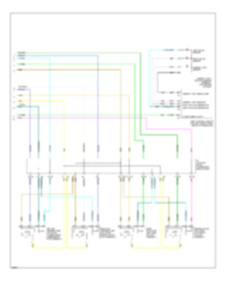 Automatic A C Wiring Diagram 2 of 2 for Hummer H2 2003