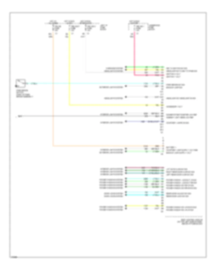 Body Control Modules Wiring Diagram (2 of 2) for Hummer H2 2003