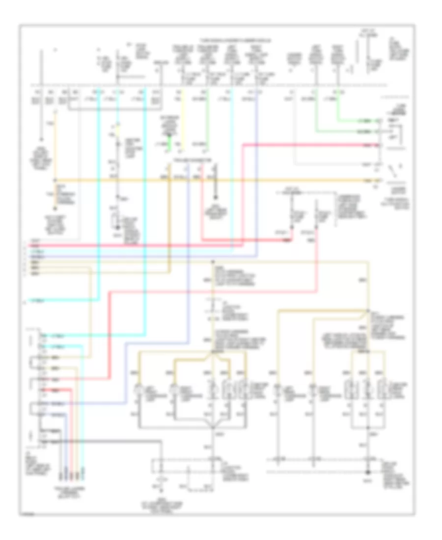 Exterior Lamps Wiring Diagram 2 of 2 for Hummer H2 2003